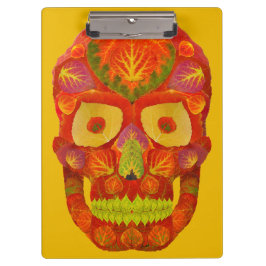 Carpeta De Pinza Aspen Leaf Skull 16