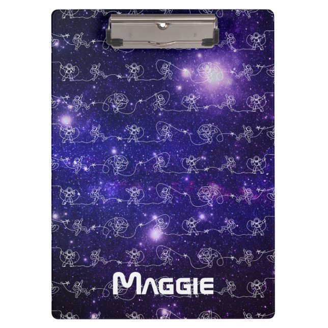 Carpeta De Pinza Astronauta (Anverso)
