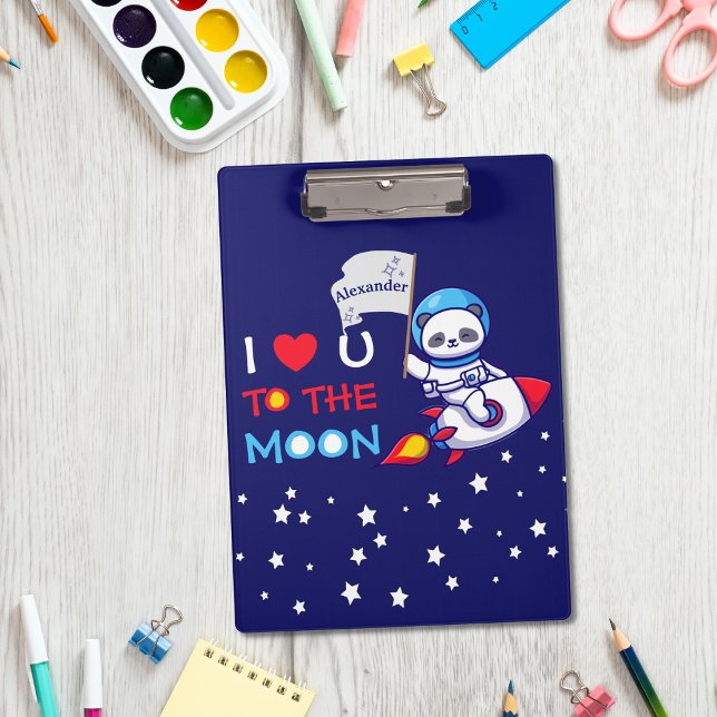 Carpeta De Pinza Astronauta Cute Panda De Oso En Los Niños De Los B (Subido por el creador)