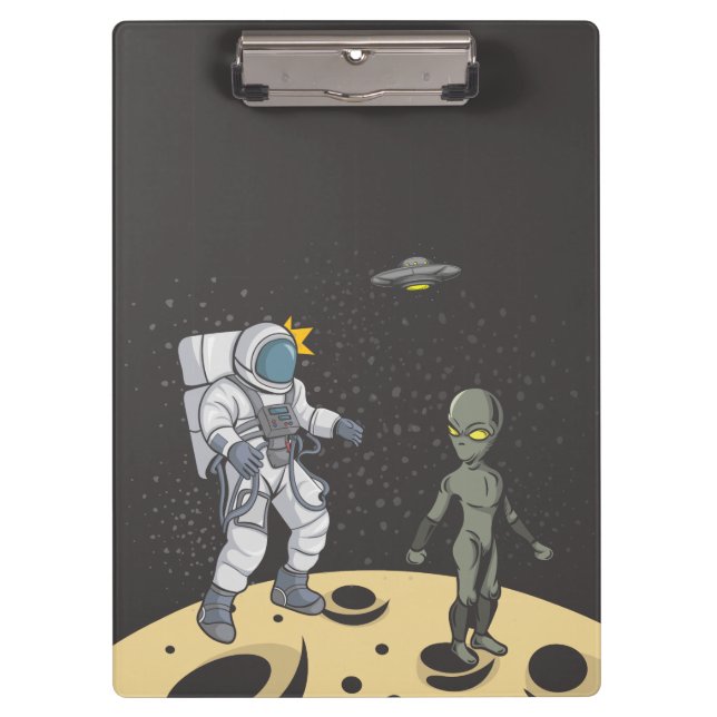 Carpeta De Pinza Astronauta y extranjera (Anverso)