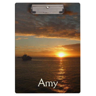 Carpeta De Pinza Atardecer en la costa tropical del mar II