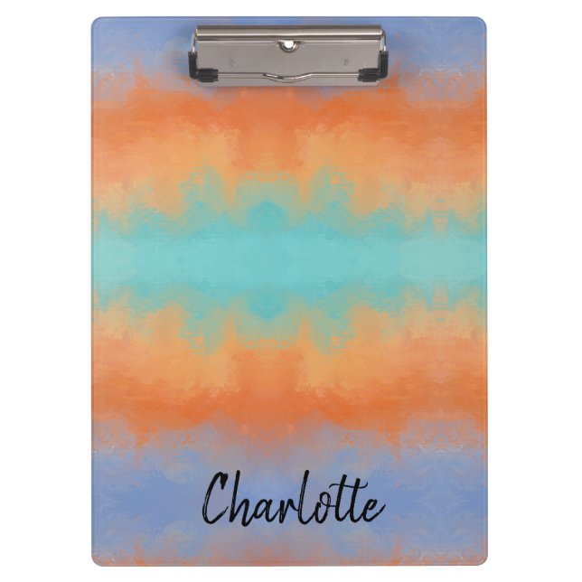 Carpeta De Pinza Atardecer Retro  (Anverso)