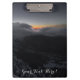 Carpeta De Pinza Atardecer volcánico sobre majestuosos picos de mon