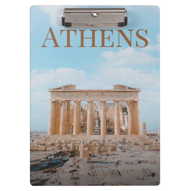 Carpeta De Pinza Atenas Grecia (Anverso)