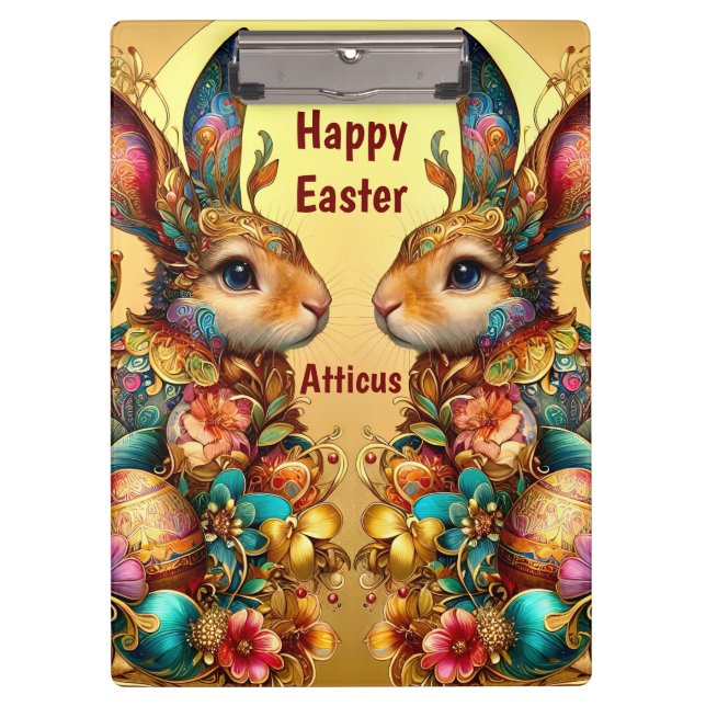 CARPETA DE PINZA ATTICUS ~ FELIZ ORIENTAL ~ BUNNIES DE ORIENTE ~ (Anverso)