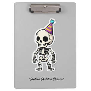 Carpeta De Pinza "Audaz Diseño Óseo"