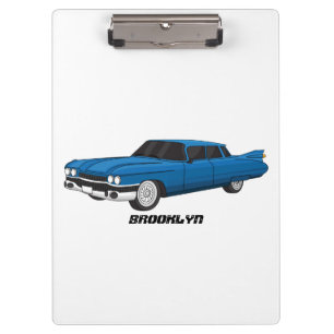 Carpeta De Pinza Auto clásico Guay blue 1959
