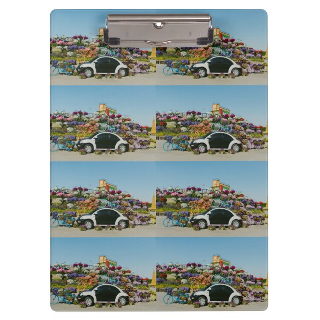 Carpeta De Pinza Auto del Miracle Garden de Dubai (Anverso)