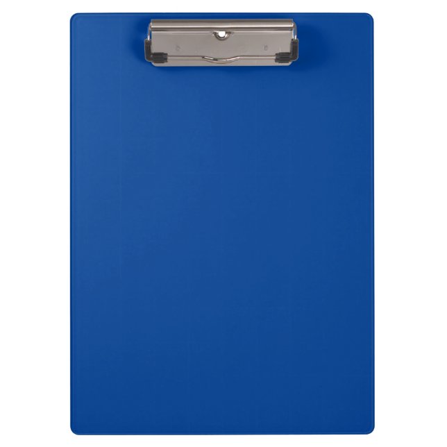 Carpeta De Pinza Autoridad azul profundo simple® (Anverso)
