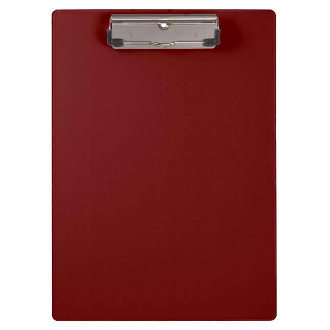 Carpeta De Pinza Autoridad Roja Oscura Simple® (Anverso)