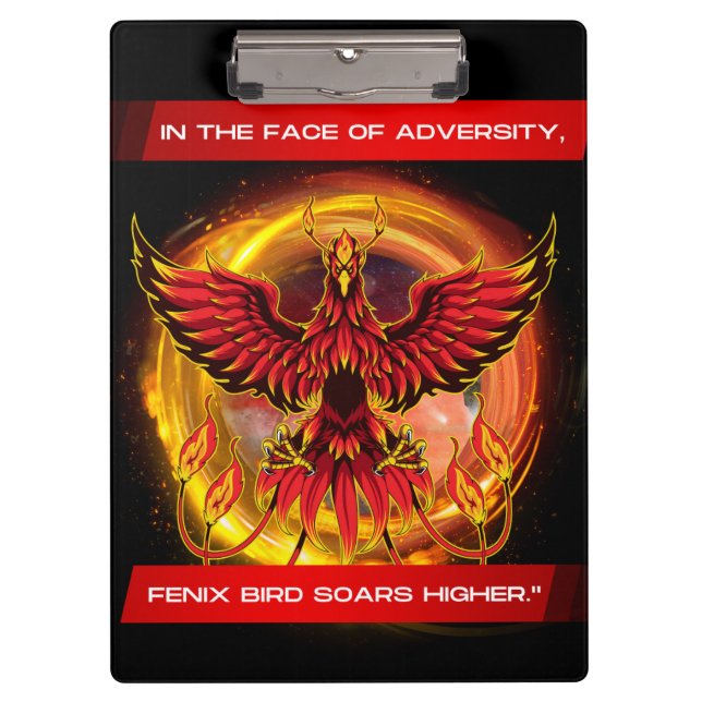 CARPETA DE PINZA AVE FENIX (Anverso)