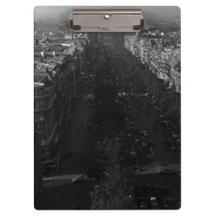 Carpeta De Pinza Avenida Campos Elíseos París Francia vintage
