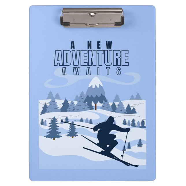 Carpeta De Pinza Aventura al aire libre snowboard Winter (Anverso)