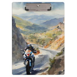 Carpeta De Pinza Aventura de alta velocidad en el vibrante paisaje