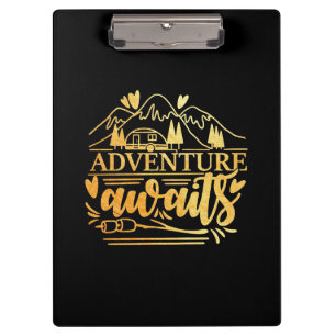 Carpeta De Pinza Aventura de regalo de camper