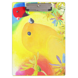 Carpeta De Pinza Aves fantásticas