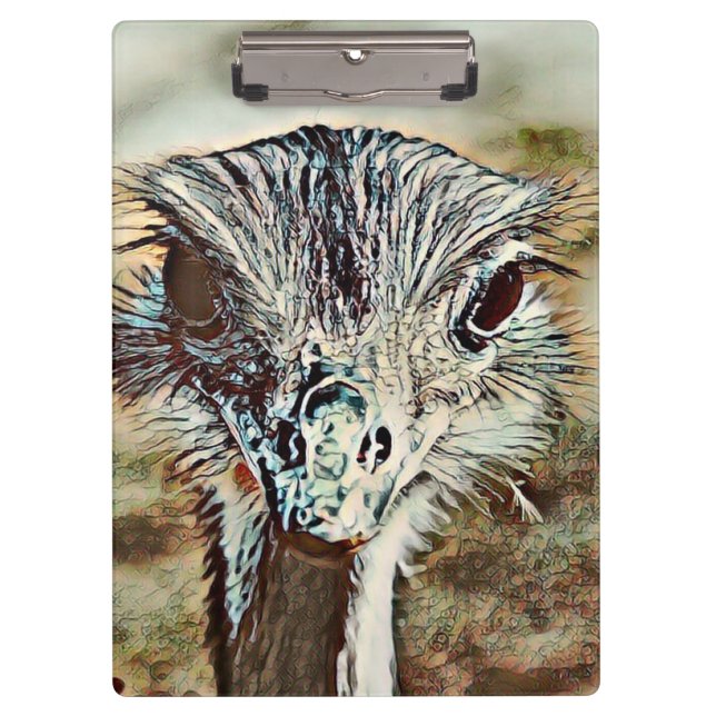 Carpeta De Pinza avestruz de toony (Anverso)