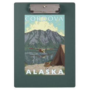 Carpeta De Pinza Avión y pesca - Cordova, Alaska de Bush