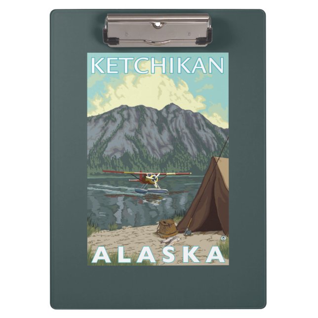 Carpeta De Pinza Avión y pesca - Ketchikan, Alaska de Bush (Anverso)