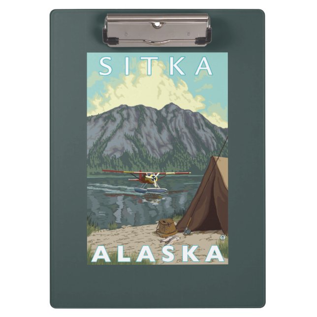 Carpeta De Pinza Avión y pesca - Sitka, Alaska de Bush (Anverso)