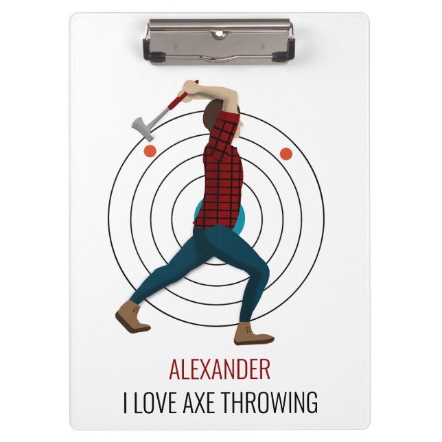 Carpeta De Pinza Ax Throwing (Anverso)