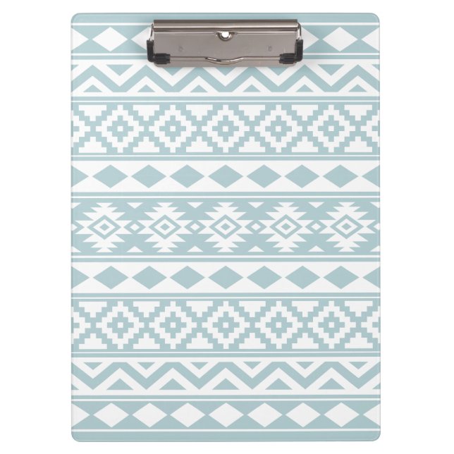 Carpeta De Pinza Aztec Essence Ptn IIIb Huevo pato Azul y Blanco (Anverso)