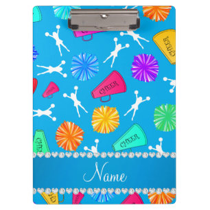 Carpeta De Pinza Azul de cielo conocido de encargo que anima