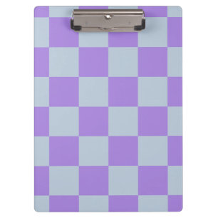 Carpeta De Pinza Azul y lavanda suaves y bajo control