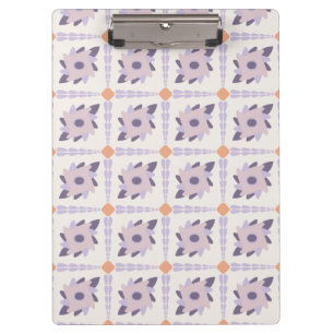 Carpeta De Pinza Azulejo decorativo colorido púrpura pastel