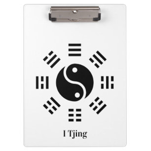 Carpeta De Pinza Ba Gua, ocho trigramas, personalizable Yin yang