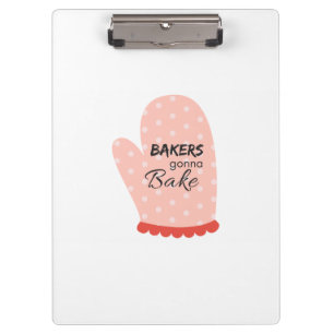 Carpeta De Pinza Bakers Gonna Bake Clipboard