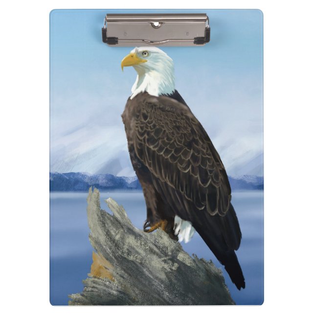 Carpeta De Pinza Bald Eagle Planner (Anverso)