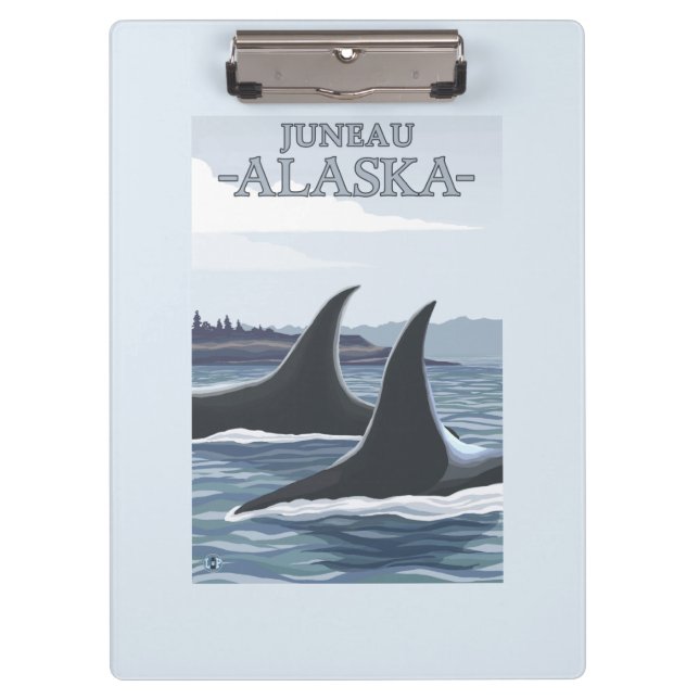 Carpeta De Pinza Ballenas #1 - Juneau, Alaska de la orca (Anverso)