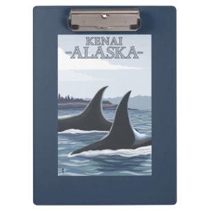 Carpeta De Pinza Ballenas #1 - Kenai, Alaska de la orca