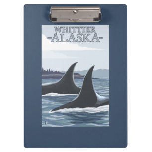 Carpeta De Pinza Ballenas #1 - Whittier, Alaska de la orca