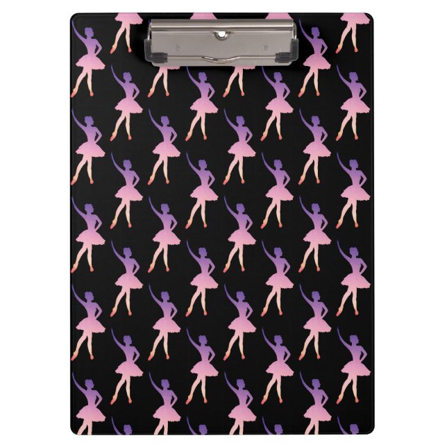 Carpeta De Pinza Ballerina en diseño geométrico moderno (Anverso)