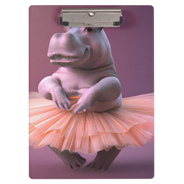 Carpeta De Pinza Ballerina Hippo (Anverso)