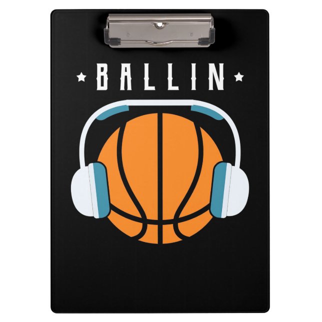 Carpeta De Pinza Ballin Basketball Art (Anverso)