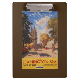 Carpeta De Pinza Balneario real, poster británico de los