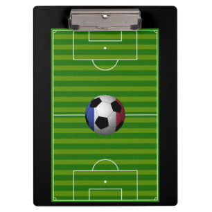 Carpeta De Pinza Balón de fútbol de bandera de Francia