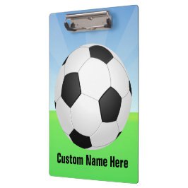 Carpeta De Pinza Balón de fútbol en un día soleado