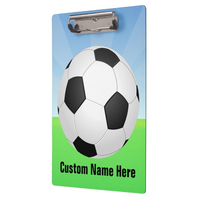 Carpeta De Pinza Balón de fútbol en un día soleado (Izquierda)