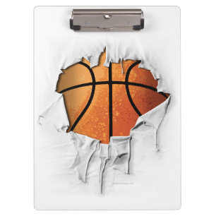 Carpeta De Pinza Baloncesto desgarrado