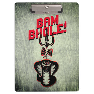 CARPETA DE PINZA "BAM BHOLE" LORD SHIVA'S NAAG Y TRISHUL