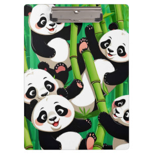 Carpeta De Pinza Bamboo Panda