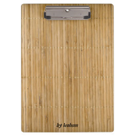 Carpeta De Pinza Bambú