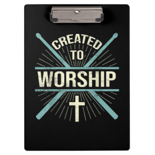 Carpeta De Pinza Banda de Alabanza Cristiana Creada Para Adorar Al
