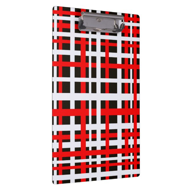 Carpeta De Pinza Bandas de entrelazado Blanco negro rojo (Derecha)
