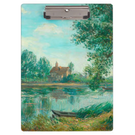 Carpeta De Pinza Bandas del Loing en Saint-Mammès Alfred Sisley