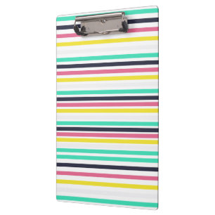 Carpeta De Pinza Bandas horizontales coloreadas